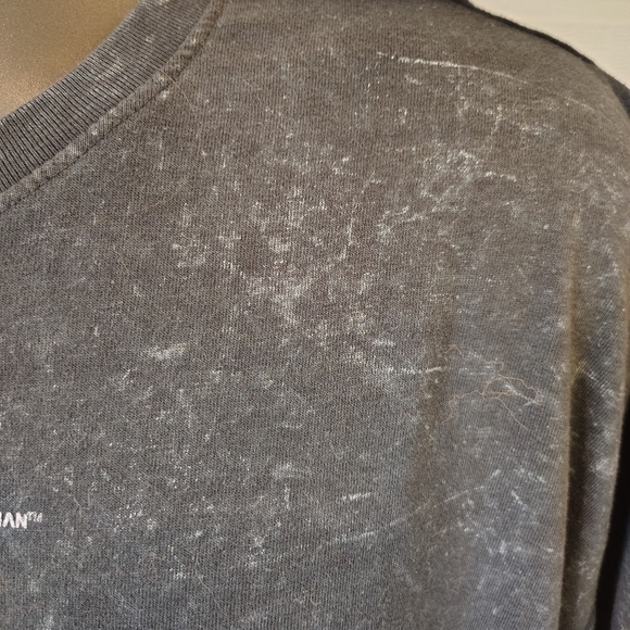 Black Graphic Tee grunge 90s y2k angel barbwire mens LG - Picture 4 of 9